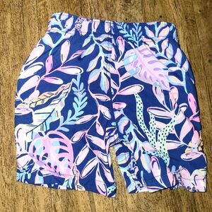 Lilly Pulitzer Boys Junior Capri Trunk Swim Trunks XS (2-3)